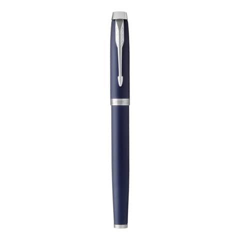 Penna roller Parker IM punta F inchiostro nero Blue GT 1931661